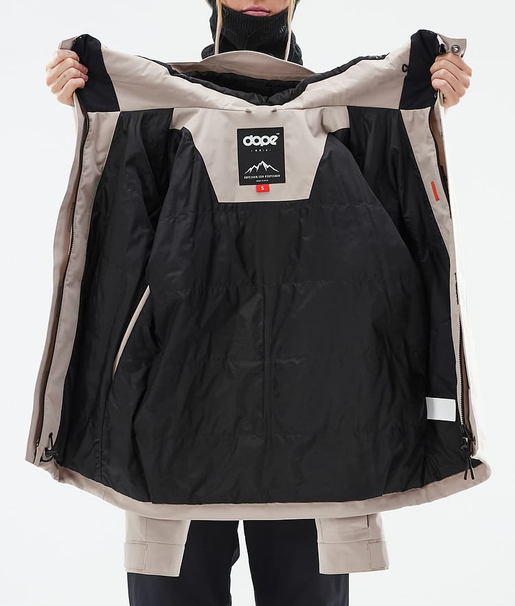 Dope Blizzard W Full Zip 24 Snowboardjakke Dame Sand Renewed, Bilde 10 av 10