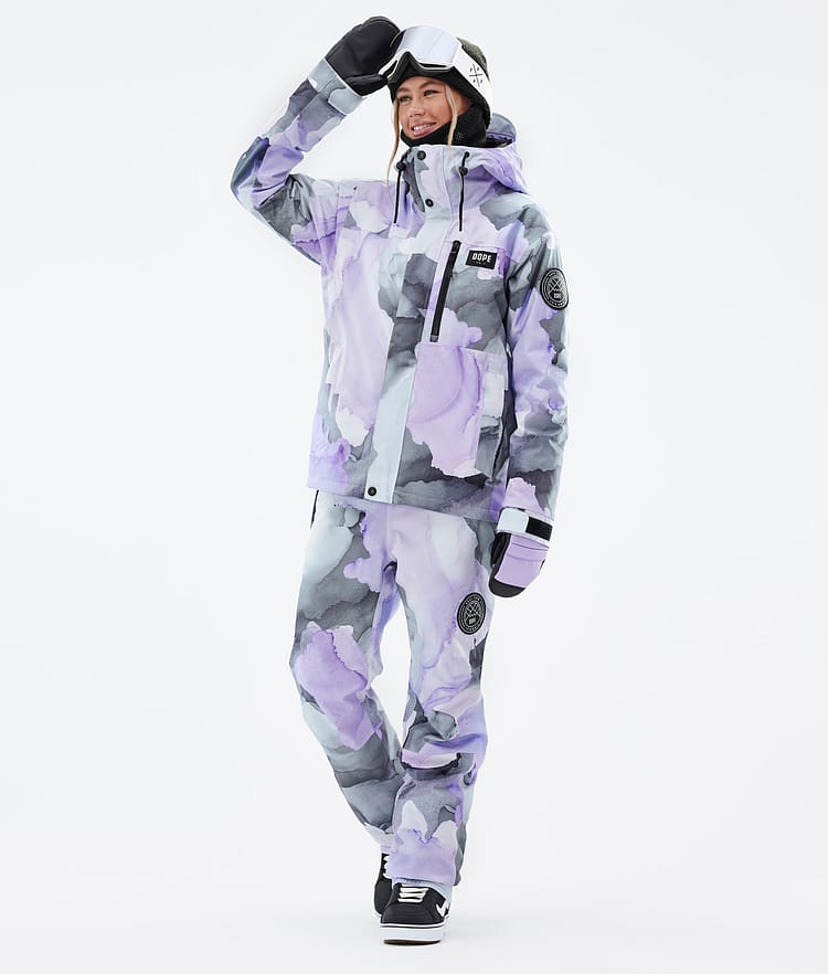 Dope Blizzard W Full Zip Snowboardjakke Dame Blot Violet Renewed, Bilde 3 av 10