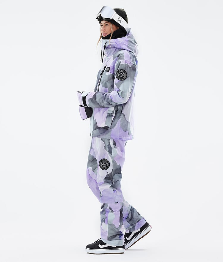 Dope Blizzard W Full Zip Snowboardjakke Dame Blot Violet