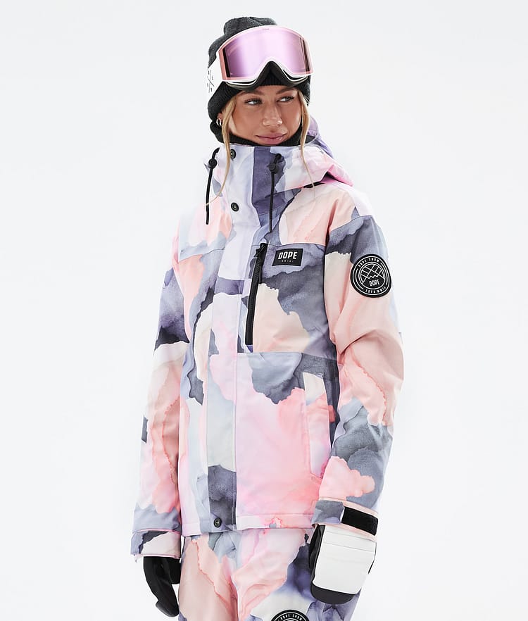 Dope Blizzard W Full Zip Skijakke Dame Blot Peach, Bilde 1 av 10