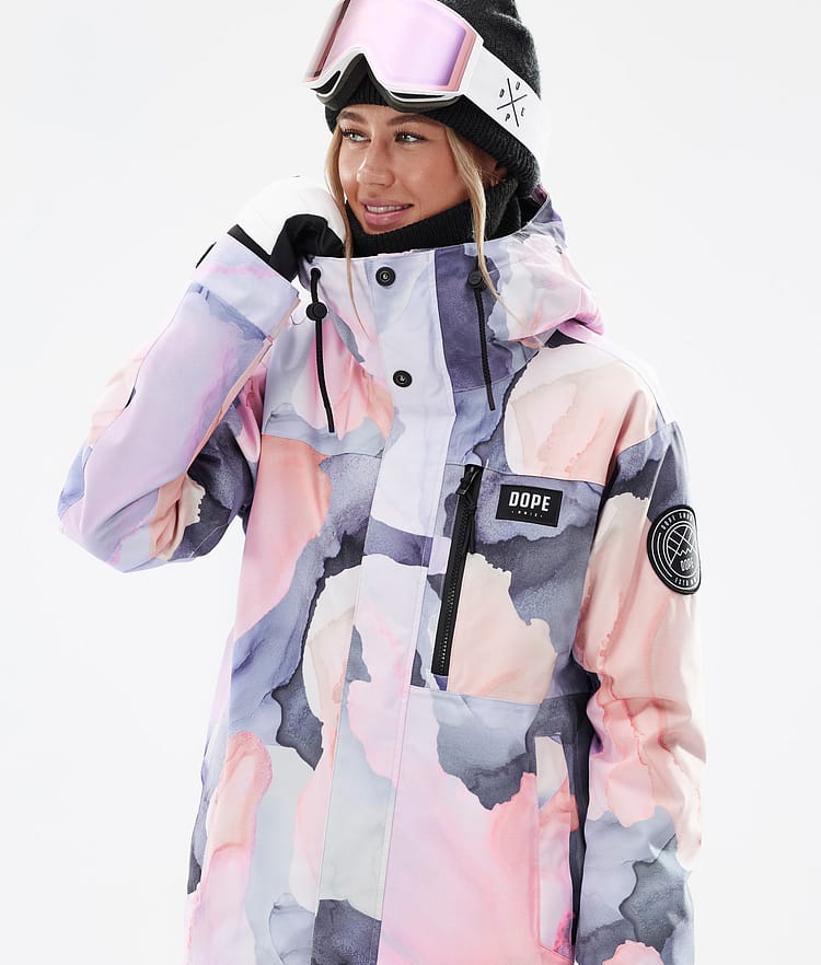 Dope Blizzard W Full Zip Skijakke Dame Blot Peach, Bilde 2 av 10