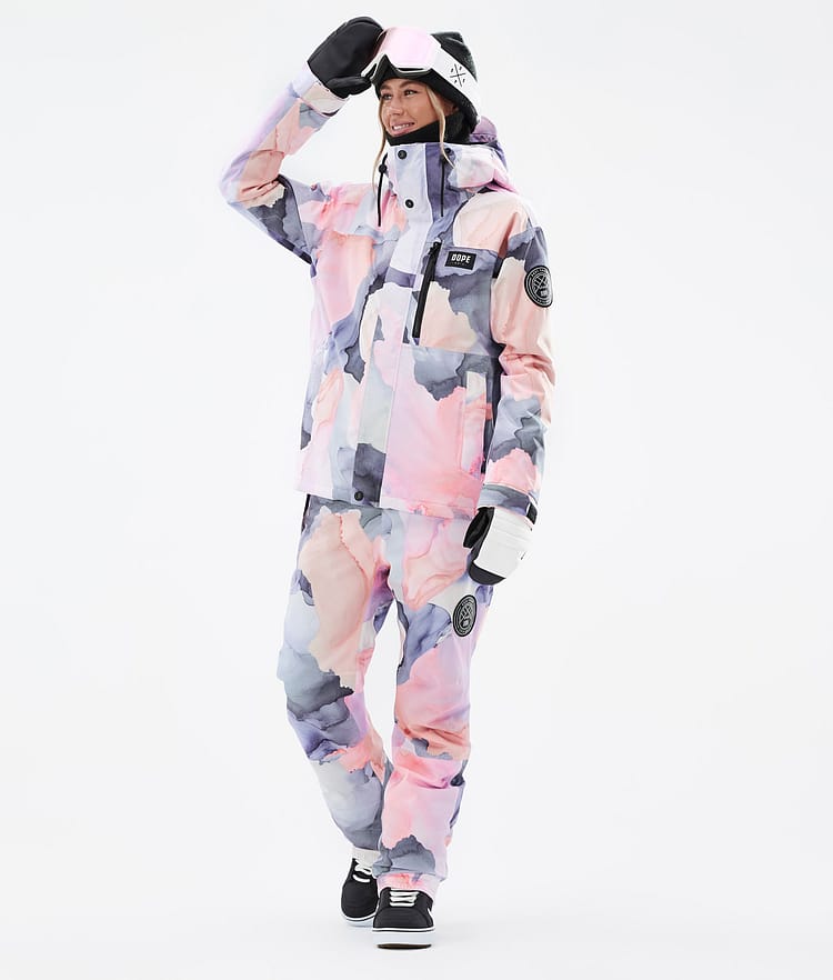 Dope Blizzard W Full Zip Snowboardjakke Dame Blot Peach, Bilde 3 av 10