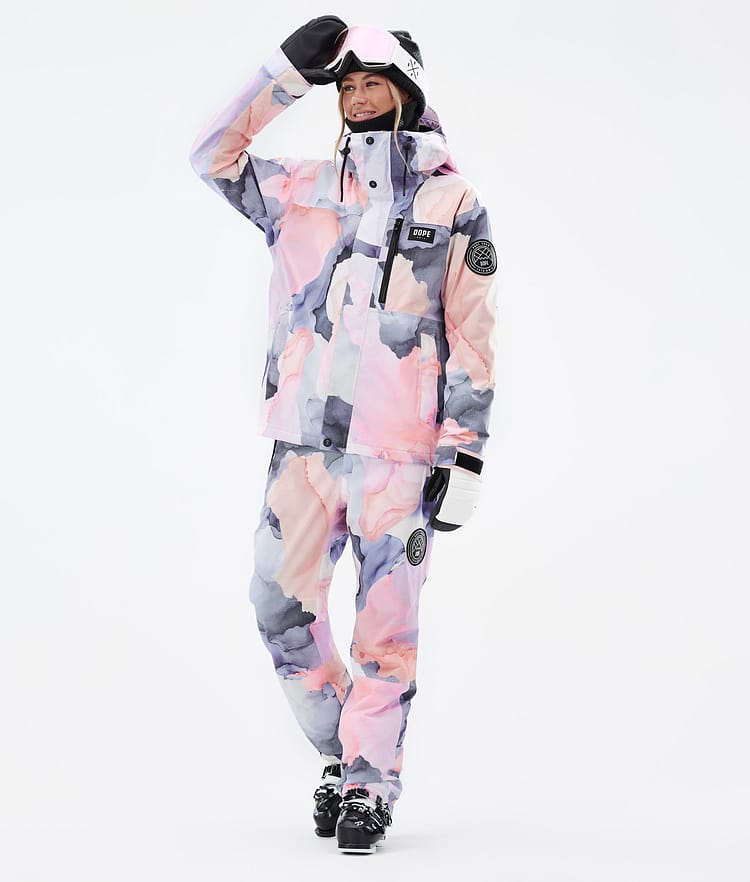 Dope Blizzard W Full Zip Skijakke Dame Blot Peach, Bilde 3 av 10