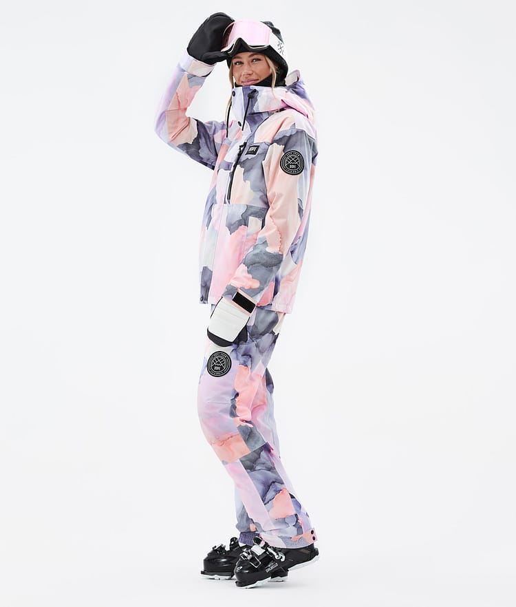 Dope Blizzard W Full Zip Skijakke Dame Blot Peach, Bilde 4 av 10