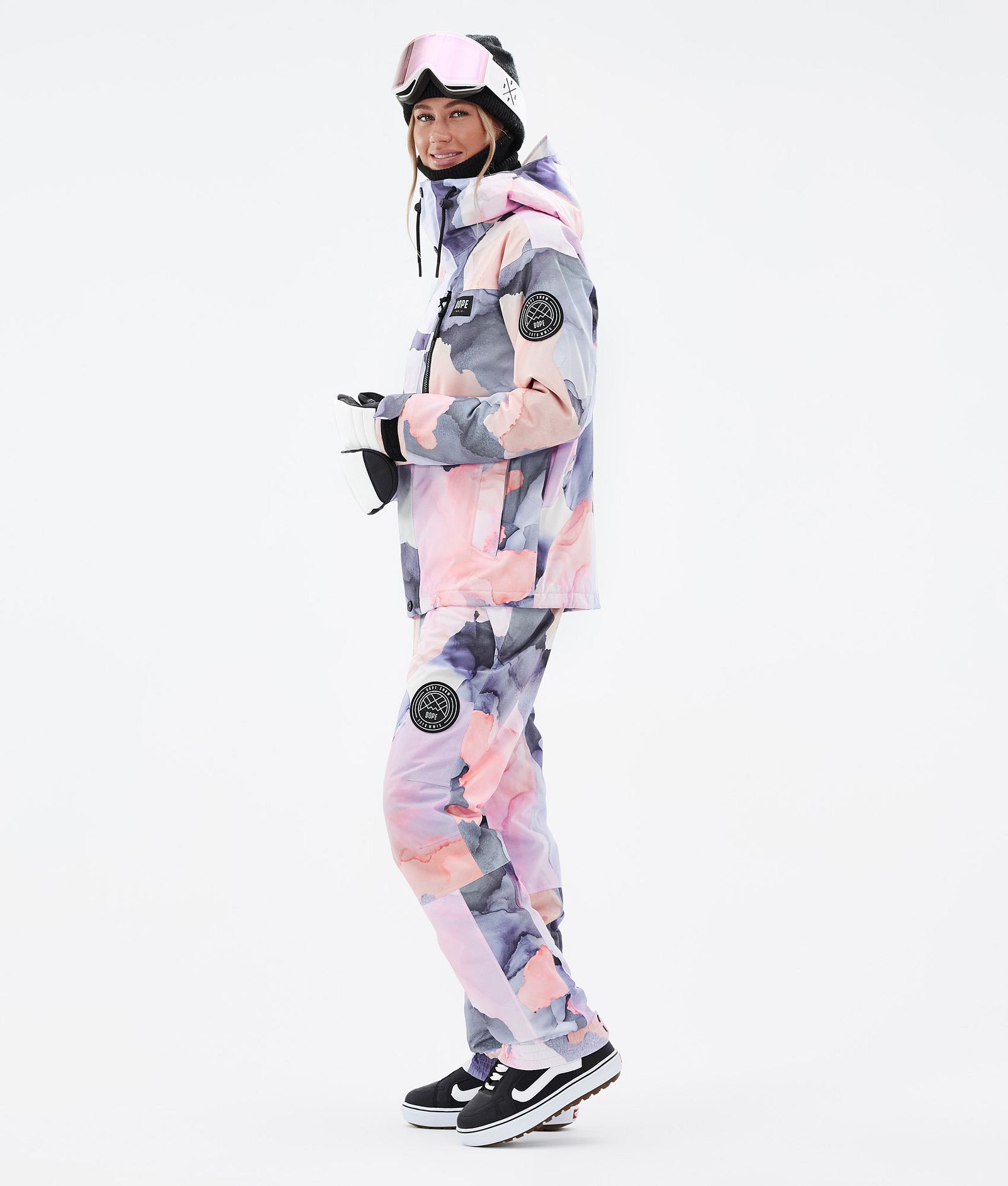 Dope Blizzard W Full Zip Snowboardjakke Dame Blot Peach Renewed, Bilde 4 av 10