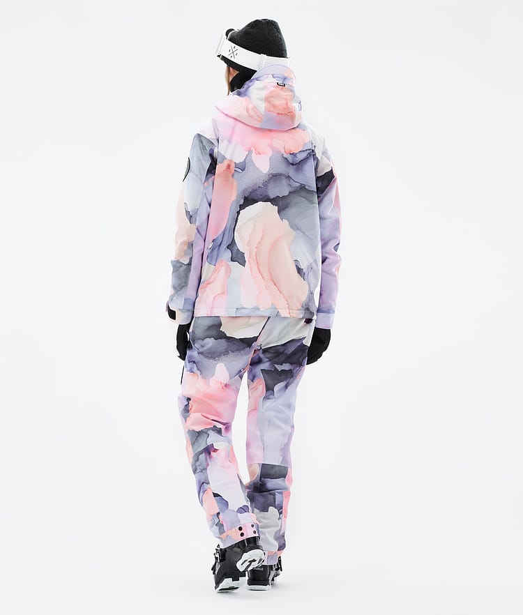 Dope Blizzard W Full Zip Skijakke Dame Blot Peach, Bilde 5 av 10