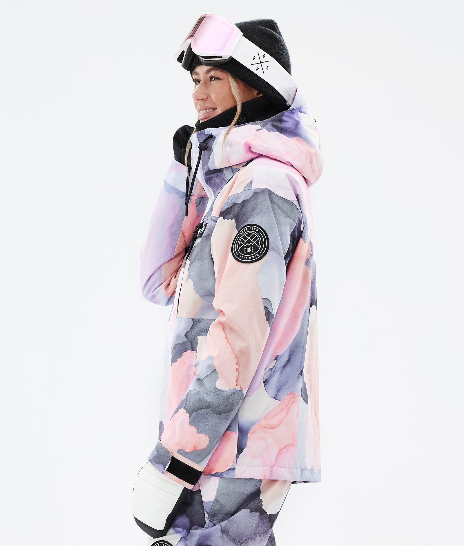 Dope Blizzard W Full Zip Snowboardjakke Dame Blot Peach Renewed, Bilde 6 av 10