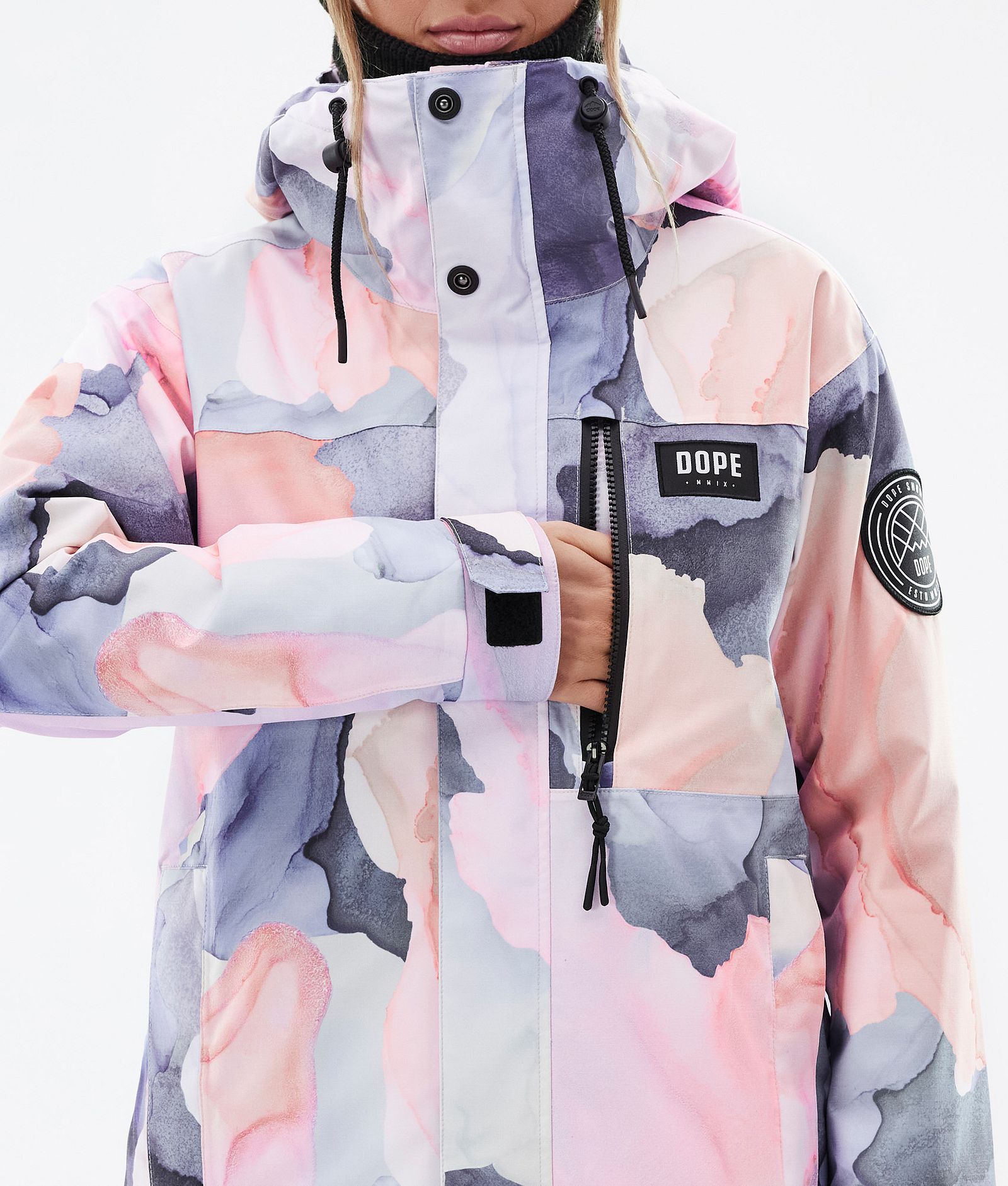 Dope Blizzard W Full Zip Snowboardjakke Dame Blot Peach Renewed, Bilde 9 av 10