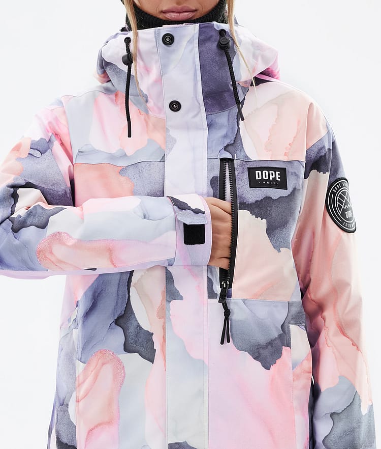 Dope Blizzard W Full Zip Snowboardjakke Dame Blot Peach, Bilde 9 av 10