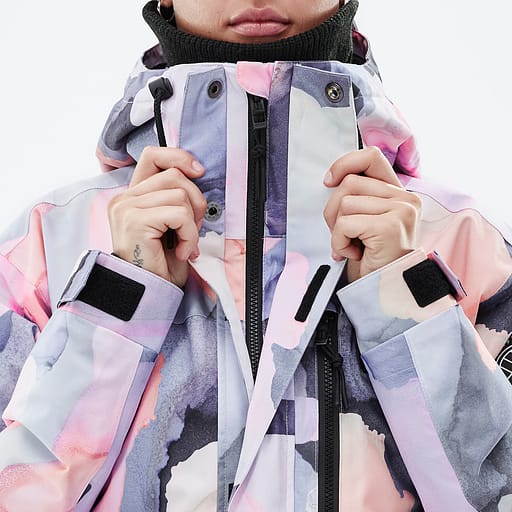 Glidelås foran med doble klaffer Hovedproduktdetaljbilde,