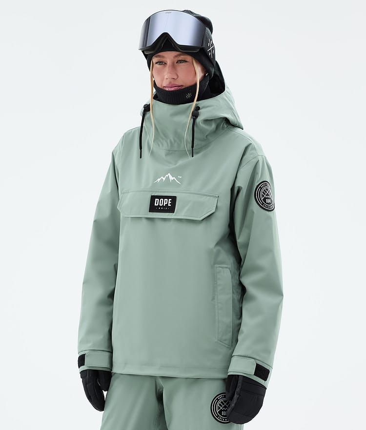 Dope Blizzard W Skijakke Dame Faded Green, Bilde 1 av 8