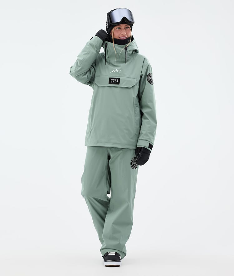 Dope Blizzard W Snowboardjakke Dame Faded Green, Bilde 2 av 8