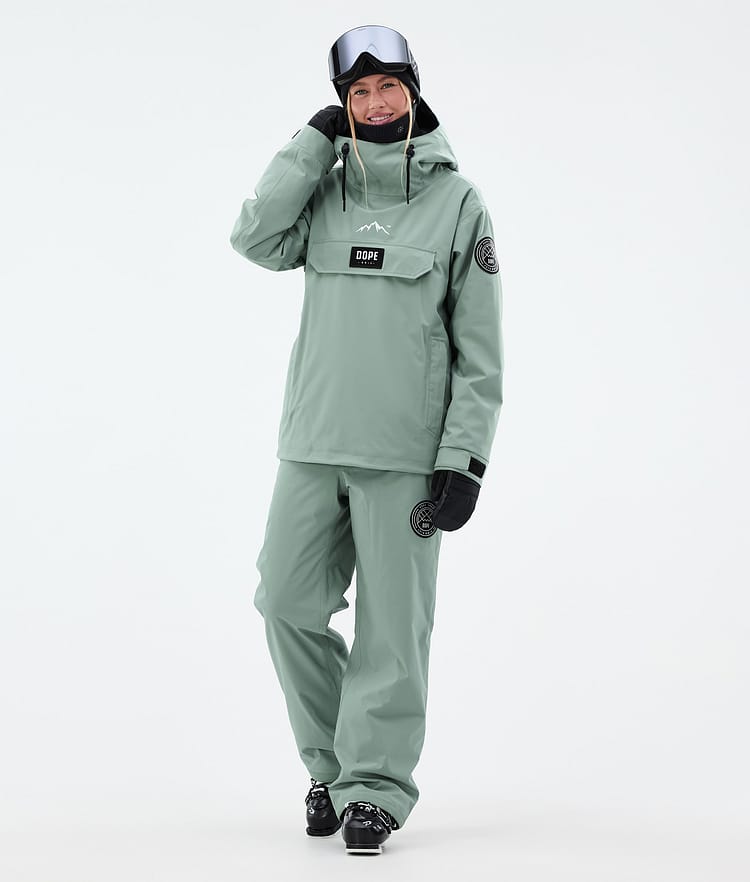 Dope Blizzard W Skijakke Dame Faded Green, Bilde 2 av 8