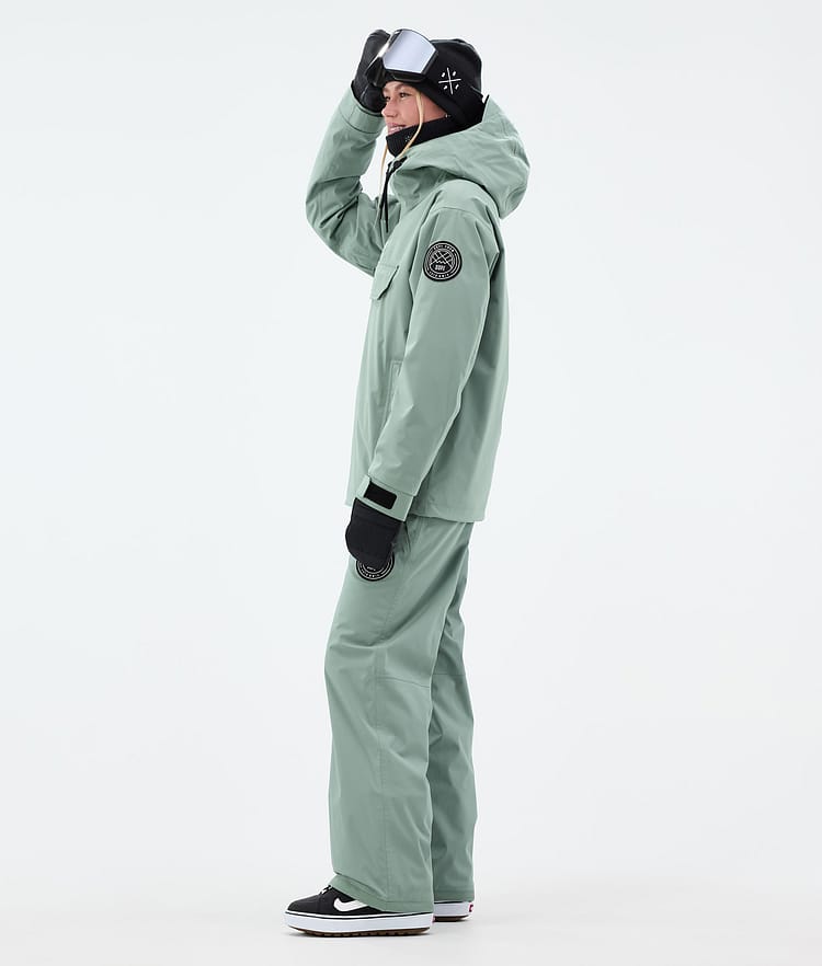 Dope Blizzard W Snowboardjakke Dame Faded Green, Bilde 3 av 8