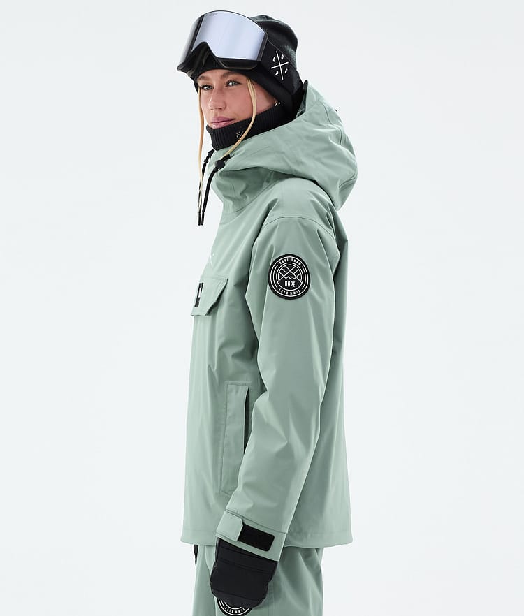 Dope Blizzard W Snowboardjakke Dame Faded Green, Bilde 5 av 8