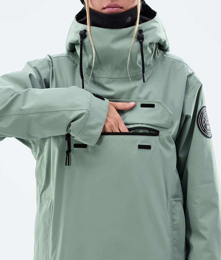 Dope Blizzard W Skijakke Dame Faded Green, Bilde 8 av 8