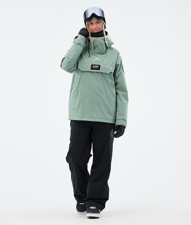 Dope Blizzard W Snowboardjakke Dame Faded Green Renewed, Bilde 2 av 8