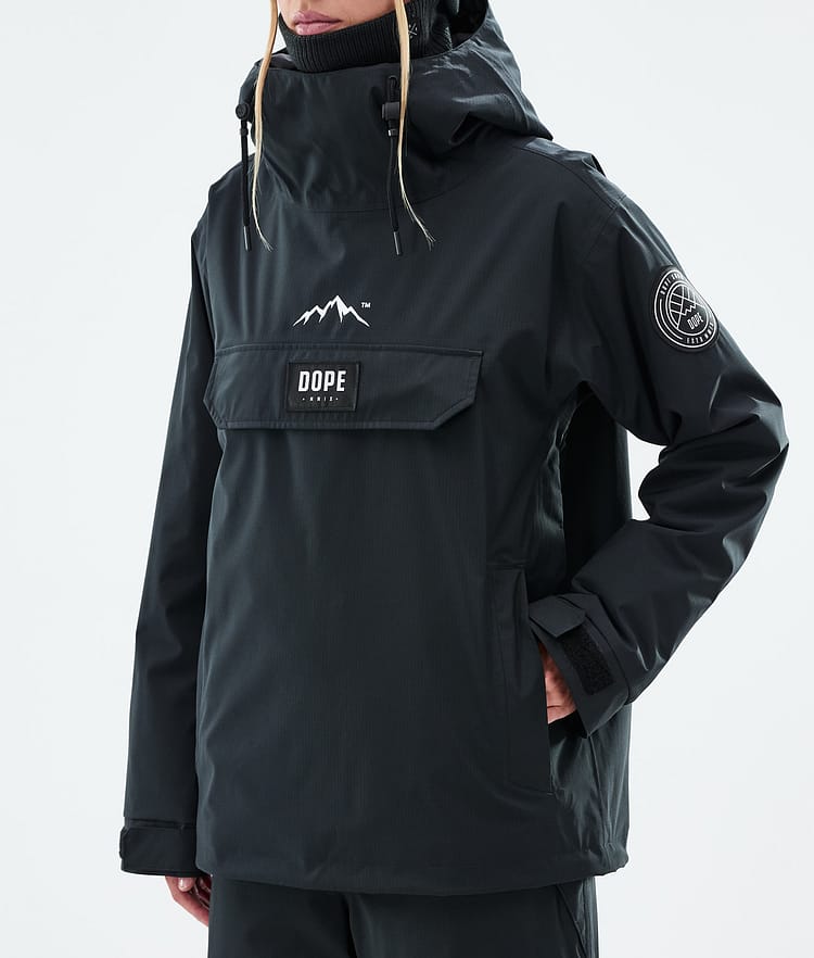 Dope Blizzard W Snowboardjakke Dame Black, Bilde 7 av 8