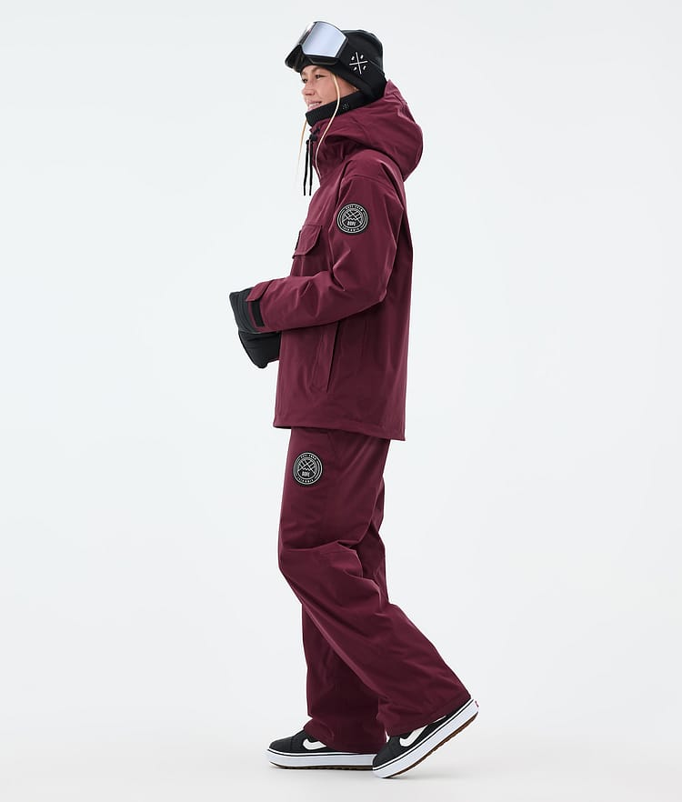 Dope Blizzard W Snowboardjakke Dame Burgundy, Bilde 3 av 8