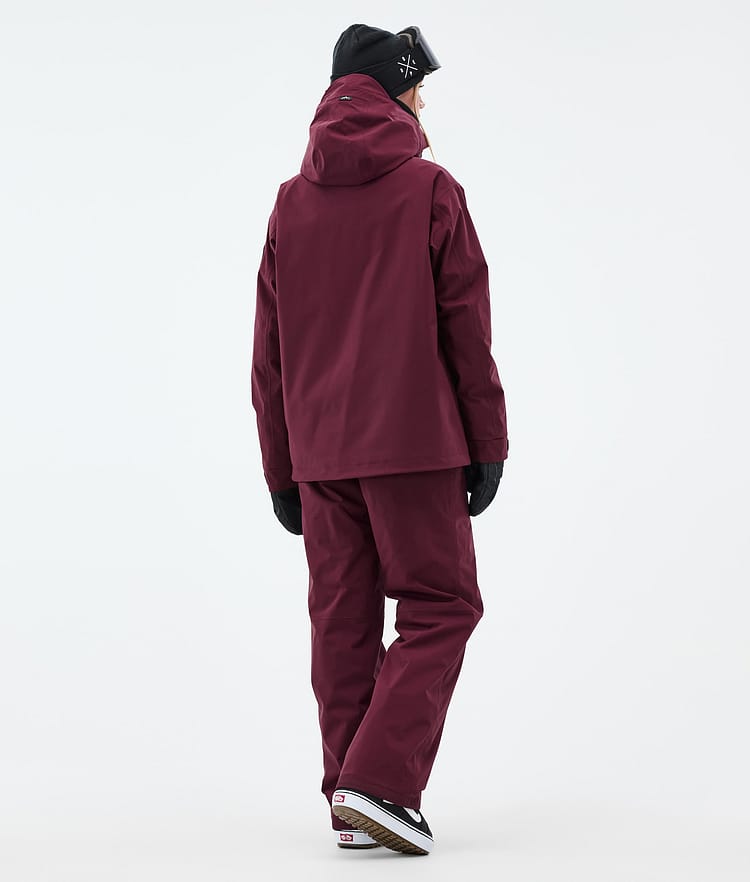 Dope Blizzard W Snowboardjakke Dame Burgundy, Bilde 4 av 8