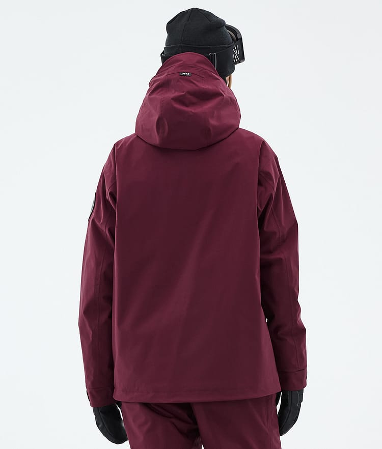 Dope Blizzard W Snowboardjakke Dame Burgundy, Bilde 6 av 8