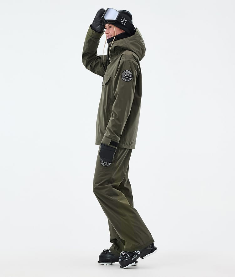 Dope Blizzard W Skijakke Dame Olive Green, Bilde 3 av 8