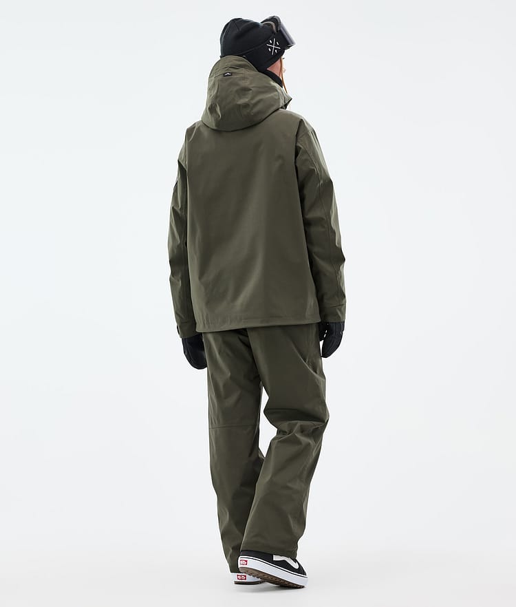 Dope Blizzard W Snowboardjakke Dame Olive Green, Bilde 4 av 8