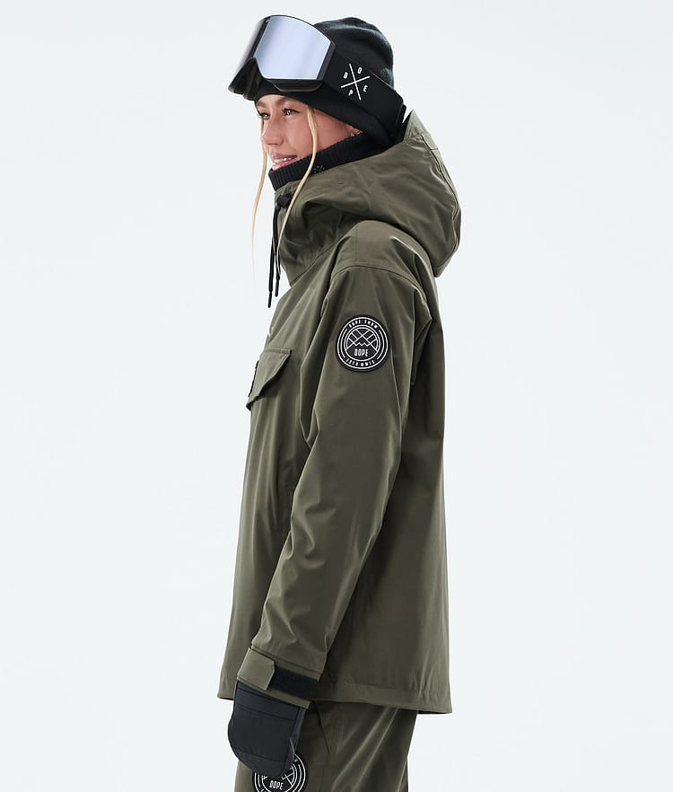 Dope Blizzard W Skijakke Dame Olive Green, Bilde 5 av 8