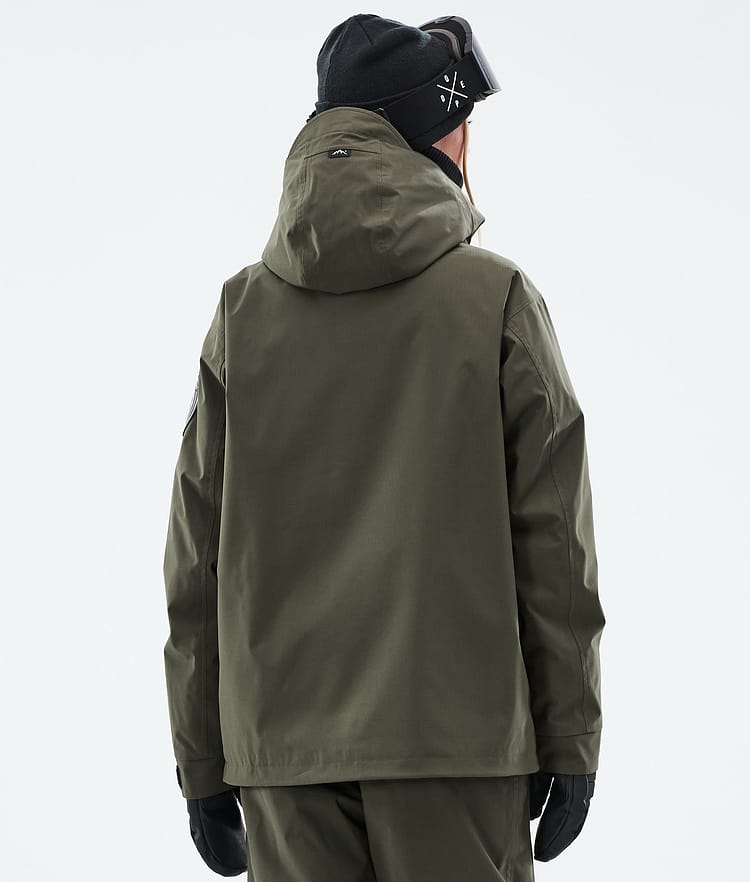 Dope Blizzard W Snowboardjakke Dame Olive Green, Bilde 6 av 8