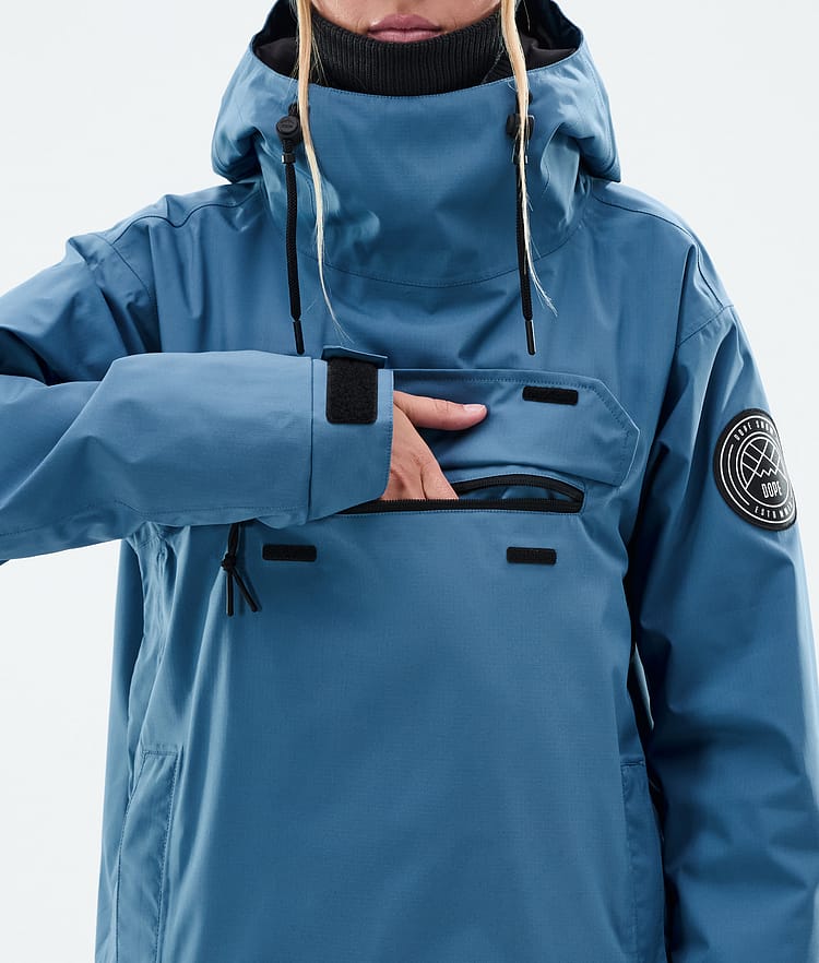 Dope Blizzard W Skijakke Dame Blue Steel, Bilde 8 av 8