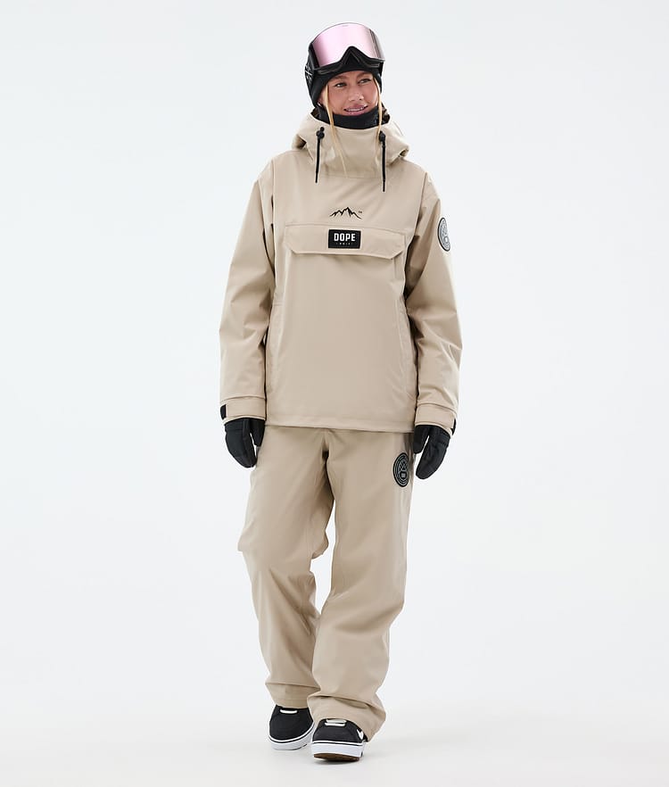 Dope Blizzard W Snowboardjakke Dame Sand, Bilde 2 av 8
