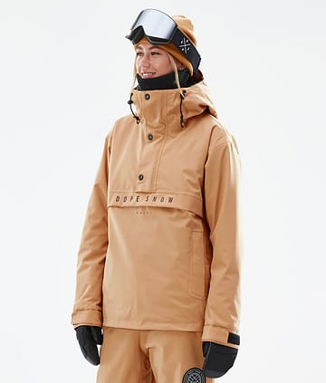 Dope Legacy W Snowboardjakke Khaki Yellow