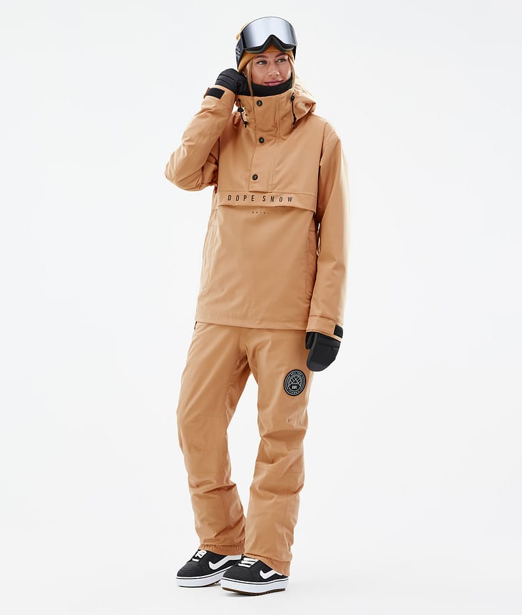 Dope Legacy W Snowboardjakke Dame Khaki Yellow Renewed, Bilde 3 av 9