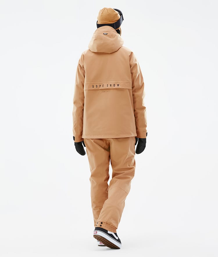 Dope Legacy W Snowboardjakke Dame Khaki Yellow Renewed, Bilde 5 av 9
