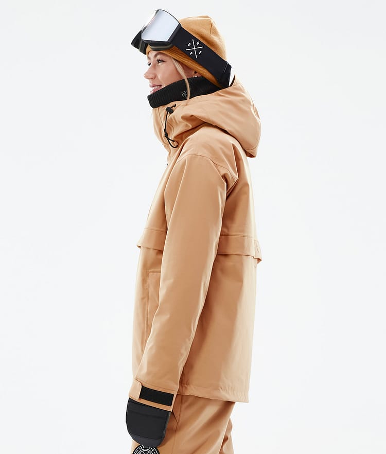 Dope Legacy W Skijakke Dame Khaki Yellow, Bilde 6 av 9
