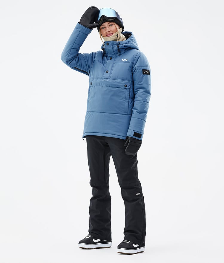 Dope Puffer W 2023 Snowboardjakke Dame Blue Steel, Bilde 3 av 9