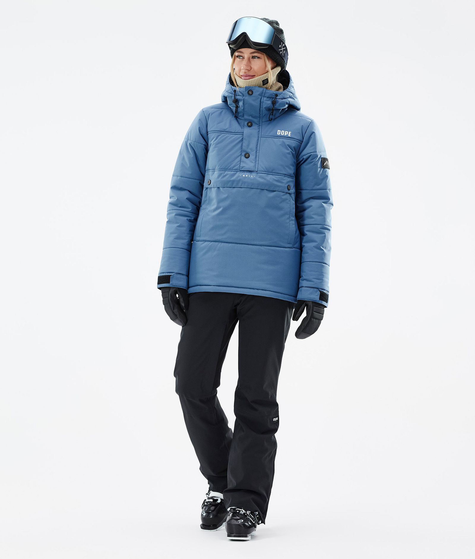 Dope Puffer W Skijakke Dame Blue Steel, Bilde 3 av 9