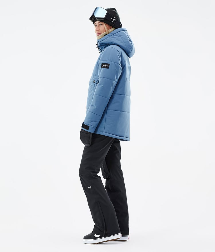 Dope Puffer W 2023 Snowboardjakke Dame Blue Steel, Bilde 4 av 9