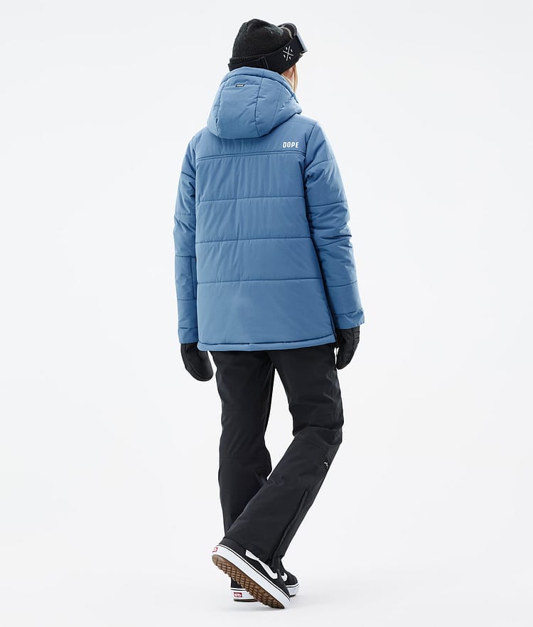Dope Puffer W 2023 Snowboardjakke Dame Blue Steel, Bilde 5 av 9