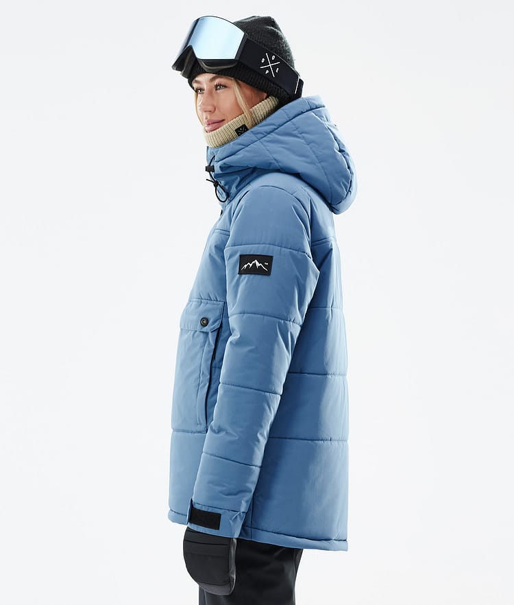 Dope Puffer W Snowboardjakke Dame Blue Steel