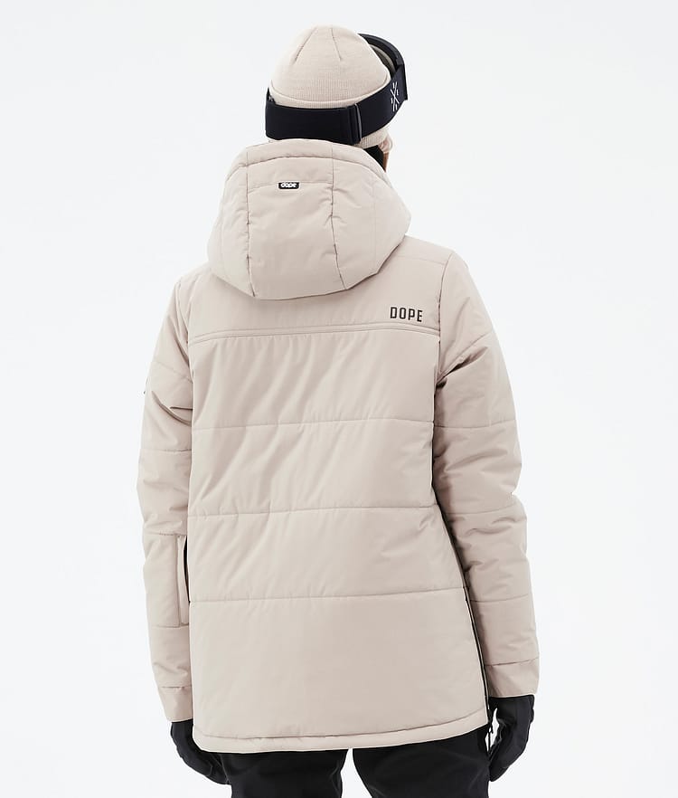 Dope Puffer W 23 Snowboardjakke Dame Sand, Bilde 6 av 8