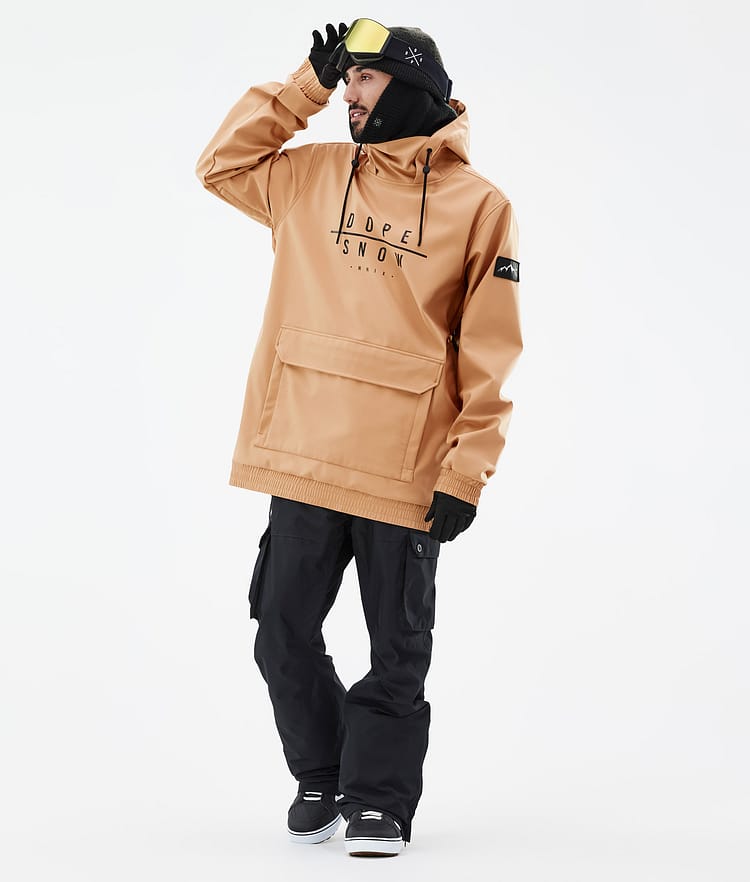 Dope Wylie Snowboardjakke Herre DS Khaki Yellow, Image 3 of 9