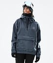 Dope Cyclone W 2022 Snowboardjakke Dame Metal Blue