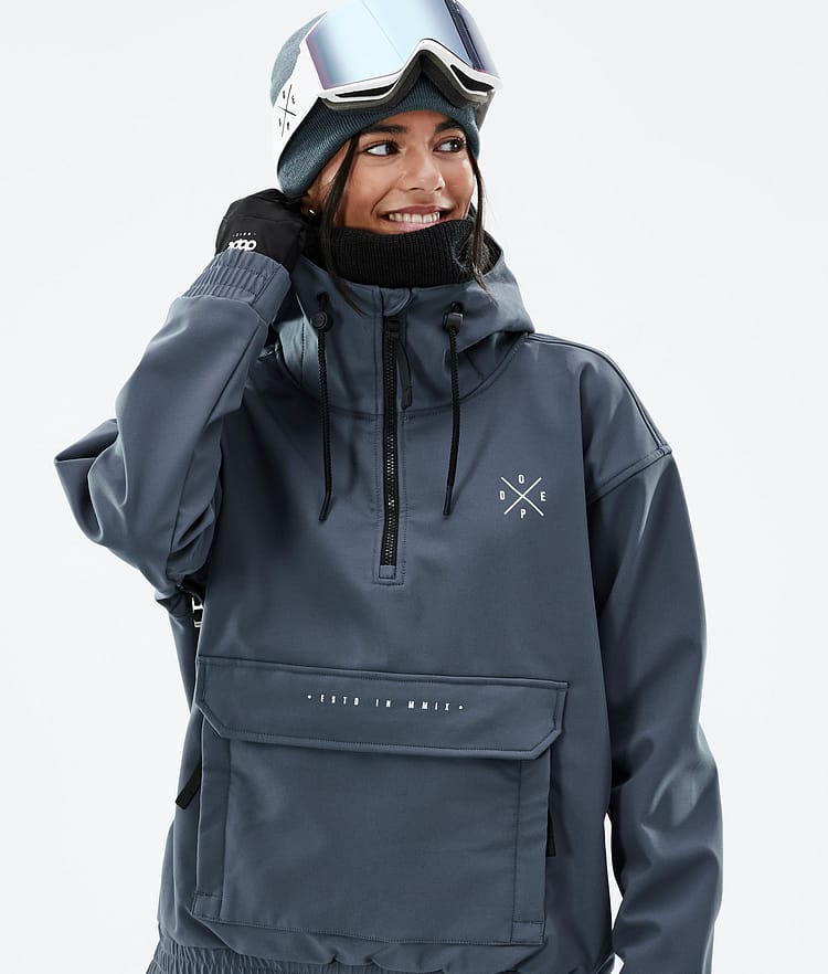 Dope Cyclone W 2022 Skijakke Dame Metal Blue, Bilde 2 av 9