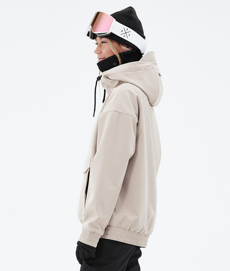 Dope Cyclone W 22 Snowboardjakke Dame Sand, Bilde 6 av 9