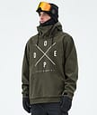 Dope Yeti Skijakke Herre 2X-Up Olive Green