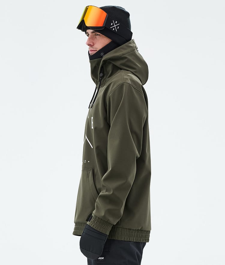 Dope Yeti Skijakke Herre 2X-Up Olive Green, Bilde 5 av 7