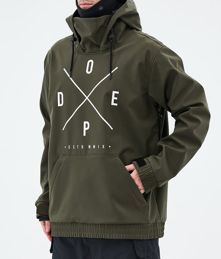 Dope Yeti Skijakke Herre 2X-Up Olive Green, Bilde 7 av 7