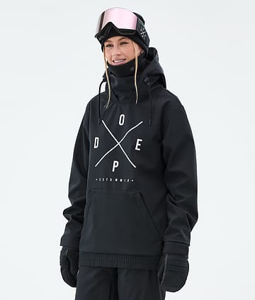 Dope Yeti W Snowboardjakke 2X-Up Black