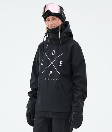 Dope Yeti W Snowboardjakke Dame 2X-Up Black